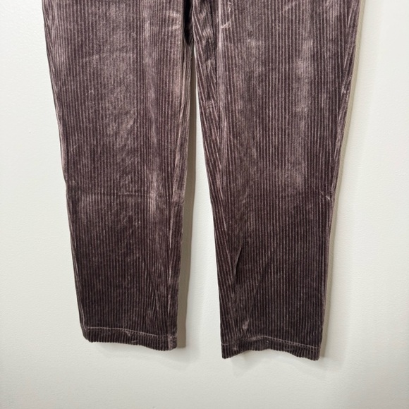 Lululemon Tapered Leg Corduroy Velvet Espresso Brown Jogger Pants Size 4 - Picture 6 of 10